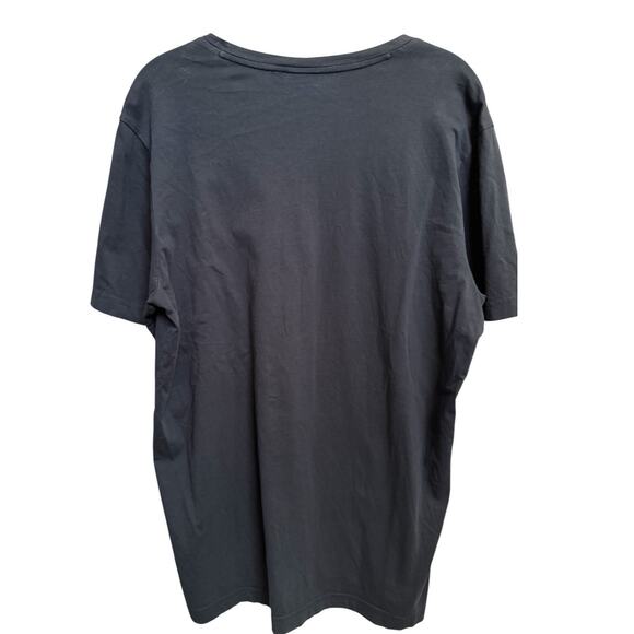 Hugo Boss Men’s Short Sleeve T Shirt Navy Geometric Graphic Soft Cotton Lg - Picture 3 of 12